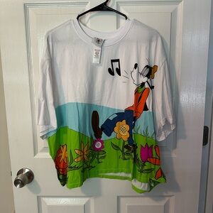 Disney Goofy Graphic T-Shirt - White and Green
